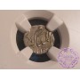 India 1888-1903 Hyderabad 1/4 & 1/8 Rupees Pair NGC MS64 & 63