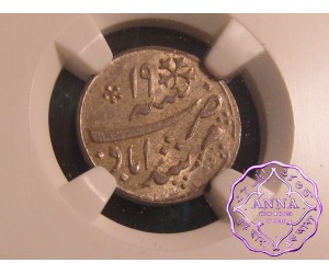 India AH 1204 Year 19 British India Bengal Presidency 1/4 Rupee NGC MS64 