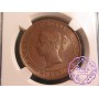 Ceylon 1890 Victoria 5 Cents NGC MS63BN