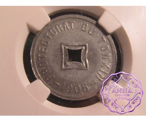Vietnam 1905 French Protectorate 1/600 Piastre NGC MS63