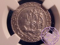 Netherlands East Indies 1802 Batavian Republic 1/4 Gulden NGC MS64
