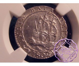 Netherlands East Indies 1802 Batavian Republic 1/4 Gulden NGC MS64