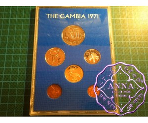 Gambia 1971 Proof Set 6 Coins