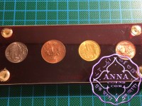 Colombia 1954 - 1960 1,2,5,10 centavos Set CUNC