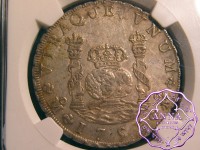 Mexico 1756 Mo-MM Charles III 8 Reales Pillar Dollar NGC AU55