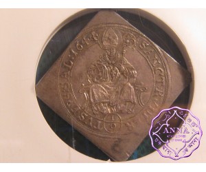 Austria 1644 Salzburg Paris Von Lodron klippe 1/9 Taler NGC MS63