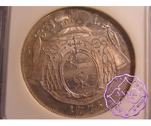Austria 1775 Salzburg Hieronymus Thaler NGC MS62