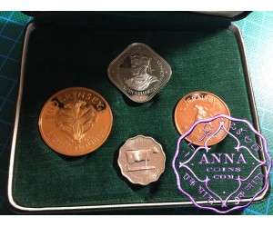 Guernsey 1966 Proof Set 4 Coins