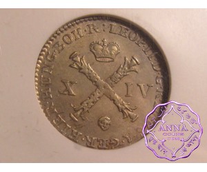 Austrian Netherlands 1791 Franz II 14 Liards NGC MS63