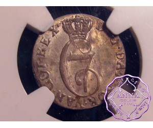 Norway 1784 HIAB Christian VII of Denmark 2 Skilling NGC MS63