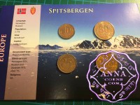 Spitzbergen 1993 Complete UNC Set 4 Coins