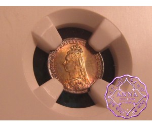 Great Britain 1890 Victoria Maundy Set NGC MS65-66