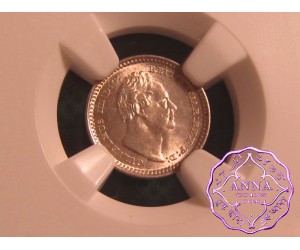 Great Britain 1835 William IV 1 1/2 Pence NGC MS65