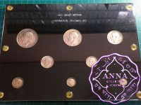 Great Britain 1911 George V Silver Proof Set With Case 8 Coins CUNC