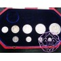 Great Britain 1902 Edward VII silver Matte Proof Set With Case 9 Coins CUNC+