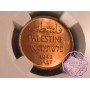 Palestine 1942 British Mandate Mil NGC MS65RB