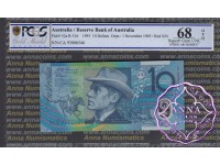 1993 $10 R316a Opt Fraser/Evans PCGS 68 OPQ