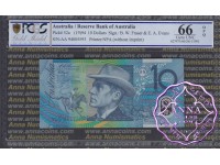 1994 $10 AA94 Fraser/Evans PCGS 66 OPQ