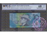 1995 $10 AA95 Fraser/Evans PCGS 68 OPQ