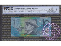 2002 $10 R320aF AA02 Macfarlane/Henry UNC PCGS 68 OPQ