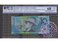 2002 $10 R320aL GL02 Macfarlane/Henry UNC PCGS 68 OPQ