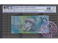 2003 $10 R320bF AA03 Macfarlane/Henry PCGS 68 OPQ