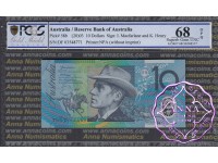 2003 $10 R320bL DF03 Macfarlane/Henry PCGS 68 OPQ
