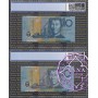 1993 & 98 $10 Matching Pair PCGS 64 66 OPQ