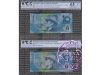 1993 & AA98 $10 Matching Pair PCGS 65 67 OPQ