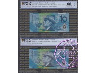 1993 & AA98 $10 Matching Pair PCGS 66 67 OPQ