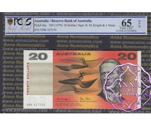 1979 $20 R407a Knight/Stone PCGS 65 OPQ