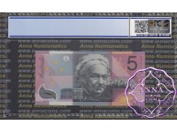 2001 $5 R219F Macfarlane/Evans PCGS 67 OPQ