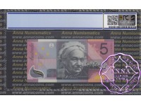 2001 $5 R219L Macfarlane/Evans PCGS 69 OPQ