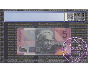 2001 $5 R219L Macfarlane/Evans PCGS 69 OPQ