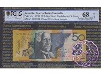 2004 $50 R520bF AA04 Macfarlane/Henry PCGS 68 OPQ