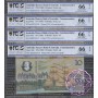 1988 R310b $10 2nd issue Johnston/Fraser Run of 8 PCGS 66 OPQ