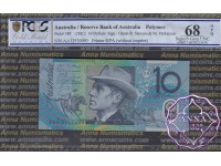 2012 $10 R322aF AA12 Stevens/Parkinson PCGS 68 OPQ