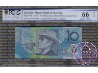 2007 $10 R321aF AA07 Stevens/Henry PCGS 66 OPQ