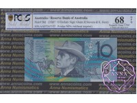 2007 $10 R321aF AA07 Stevens/Henry PCGS 68 OPQ