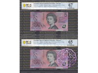 1996 Fraser & Macfarlane Black Matching Pair PCGS 65 & 67 OPQ 1996 Fraser & Macfarlane Black Matching Pair PCGS 65 & 67 OPQ