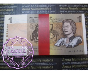 1982 R78 $1 Johnston/Stone Bundle of 100 UNC