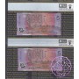 1996 Fraser & Macfarlane Red Matching Pair PCGS 63 65 OPQ 1996 Fraser & Macfarlane Red Matching Pair PCGS 63 65 OPQ