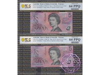 1996 Fraser & Macfarlane Red Matching Pair PCGS 64 OPQ 1996 Fraser & Macfarlane Red Matching Pair PCGS 64 OPQ