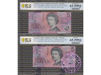 1996 Fraser & Macfarlane Black Matching Pair PCGS 63 & 65 OPQ 1996 Fraser & Macfarlane Black Matching Pair PCGS 63 & 65 OPQ