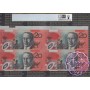 1998 $20 U13 Macfarlane/Evans Uncut of 4 Black PCGS 68 OPQ 1998 $20 U13 Macfarlane/Evans Uncut of 4 Black PCGS 68 OPQ