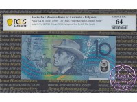 1994 $10 AA94 Fraser/Evans PCGS 64