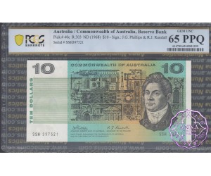 1968 $10 R303 Phillips/Randall PCGS 65 PPQ