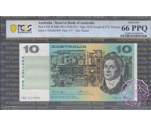 1976 $10 R306b Knight/Wheeler PCGS 66 PPQ