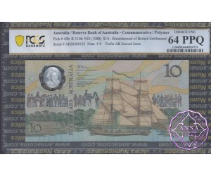 1988 R310b $10 2nd issue Johnston/Fraser PCGS 64 PPQ
