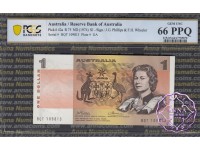 1974 $1 R75 Phillips/Wheeler PCGS 66 PPQ